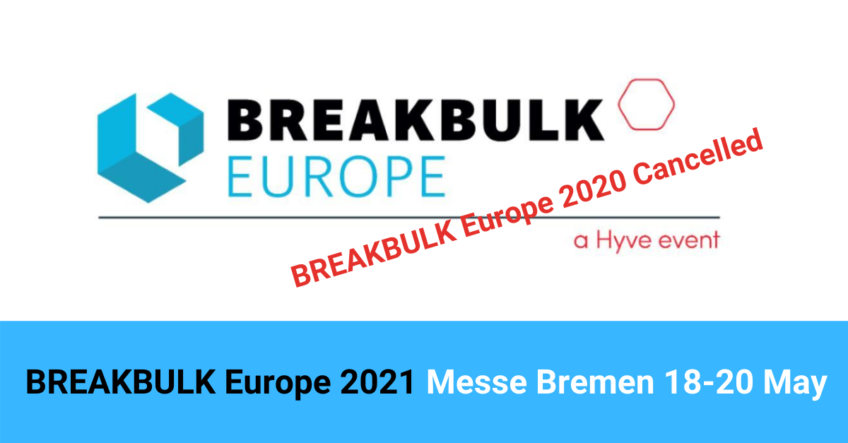 BREAKBULK Europe 2020 cancelled